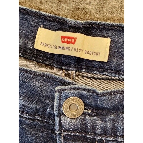 Levis 512 Perfectly Slimming Bootcut Jeans Size 18 M Measurements in Description - Picture 5 of 16